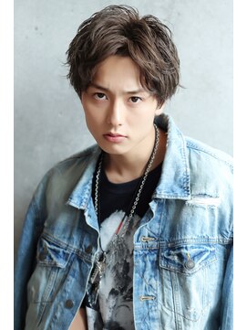 リップス 表参道店(LIPPS) 【センターパート】×【グレイビーマッシュ】