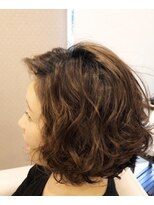 ユニーク70代髪型 ミディアムパーマ 最も人気のある髪型