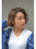【ゼンコー国分寺店】　無造作カールの大人ボブ