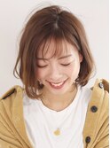透明感☆前下がり大人ボブ
