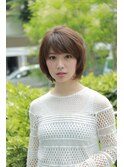 大人かっこいいショートボブ
