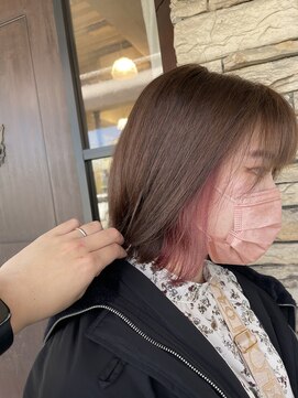 リー 甲子園(Lee) ピンクのインナーカラー