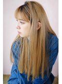 blondcolor × straight