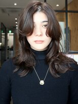 アレンヘアー 京橋店(ALLEN hair) エアリーカール/うる艶髪/ショコラアッシュ/サイドバング