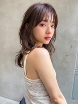 リベルテ銀座 20代 レイヤーカット×チョコレートブラウン