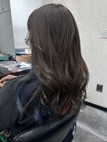 エンゼル美容室&nbsp;ブルーインナーカラー【西新井/越谷/春日部/松伏町】