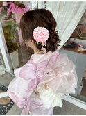ヘアアレンジ＊まとめ髪＊浴衣着付☆_Pink行徳駅 妙典駅 浦安駅