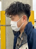 ニアウ 太田店(Niau)&nbsp;ツイストスパイラルパーママッシュメンズパーマ波巻きパーマ