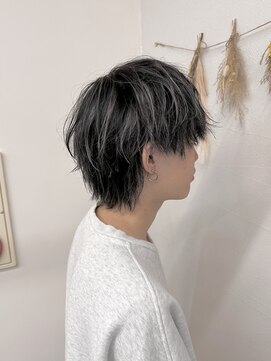 トリニティ 本厚木(trinity) マッシュウルフホワイトコントラストハイライト本厚木学割U24