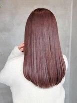 テトヘアー(teto hair) ピンクブラウン　ピンクカラー暖色系カラー