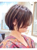 30代40代50代ヘアスタイル/ショートボブ