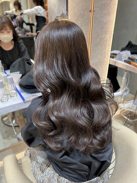 ロンド エスポワール 錦糸町(Lond espoir) 魅力倍増カールセミディシアカラー姫カット