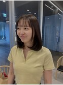 【自由が丘】毛先ワンカールふんわりボブ