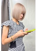 ベージュカラー[ネビージュ/黒髪/小顔/新宿] 