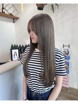 アーブル ヘアーアンドメイク(ARBRE) 髪質改善トリートメントダブルカラーミルクティーベージュ
