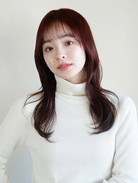 ムニカ 表参道(Munica) 暖色が可愛い◎ブリーチなしバーガンディ