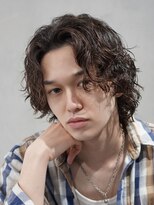 フィフスパーク(fifth PARK)&nbsp;渋谷メンズミディアムパーマメンズボブウルフカット緩め