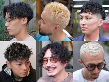 アカリワークスセカンド(AKARI WORKS 2nd)の写真/【羽曳野市/理容室】トレンドパーマから個性を引き出すパーマまで幅広く対応◎朝のスタイリングも時短に♪