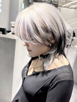 ファイブバイジエクト 堀江(FIVE by The Ect)&nbsp;ホワイトブロンド/インナーカラー/クラゲヘアー