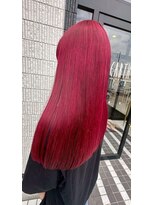 アース 大曽根店(HAIR&MAKE EARTH) ケアブリーチ+高発色ビビットカラー+トリートメント