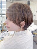 前髪カタログ/イメチェンスタイル／ウェーブパーマ/こなれミディ