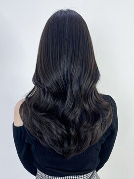 アイティーバイアルバム 下北沢店(IT by ALBUM) グレージュロングくびれヘア韓国ヘア顔周りレイヤー_ba554702