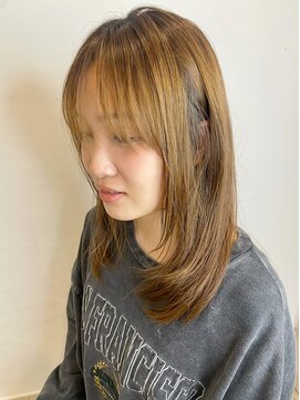 ロッカ ヘアーイノベーション(rocca hair innovation) 透明感と柔らかさが魅力の顔周りレイヤー