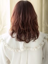 モッズヘア 上尾西口店(mod's hair) □チェリーブラウン波巻き小顔デジタルパーマ711★上尾20代30代
