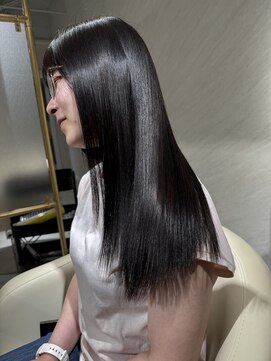 ミヨン 京橋店(miyon) 【miyon】韓国レイヤーカット×暗髪カラー×髪質改善