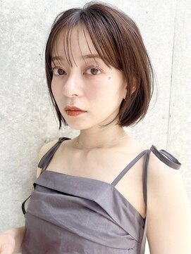 ガーデントウキョウ(GARDEN Tokyo) ミディアム/ボブ/前髪あり/顔周りカット/髪質改善