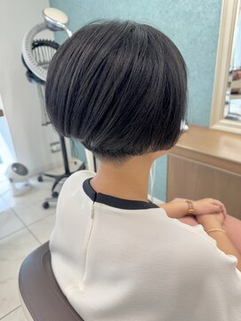 アッシュ 下北沢店(Ash) 大人かわいい刈り上げショートボブ