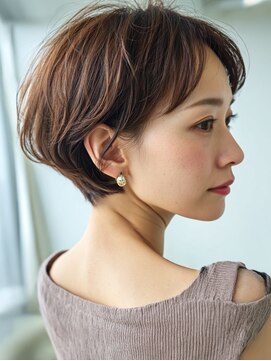 大人ショートボブ