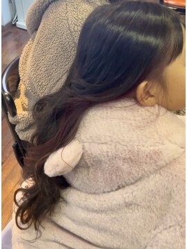 ヘアークリアー 草加 お子様大歓迎!キッズカット+ブリーチなしイヤリングカラー