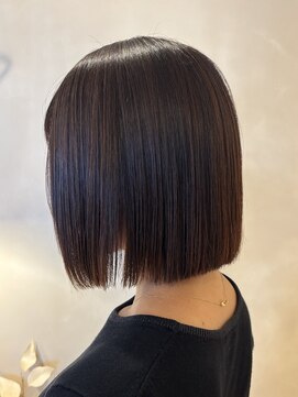 ラヴィズム 名駅店(LUVISM) ボブ/ミディアム/パーマ/艶カラー/レイヤー/顔周りレイヤー