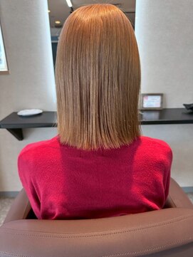 パーミルヘアーピピ(permille hair pipi) 切りっぱなし×ブロンド