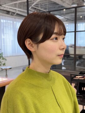 ソイデュエ 梅田(soi due) コンパクトショート×ベージュカラー