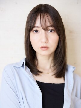レム 長野青木島店(REM) ミディアム×ストレート×ナチュラル