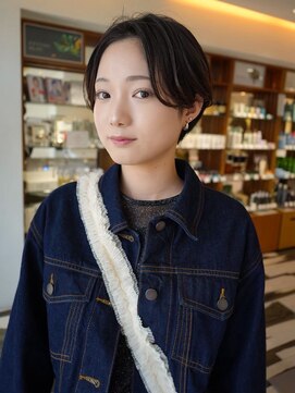ビファインクーアヴェダ(Be fine coo AVEDA) 大人女子センターパートショート