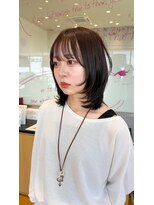 サラ ビューティ サイト 春日(SARA Beauty sight) 【松尾が作る】【福岡春日】【レイヤー】ハッシュボブ