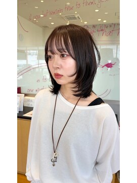 サラ ビューティ サイト 春日(SARA Beauty sight) 【松尾が作る】【福岡春日】【レイヤー】ハッシュボブ