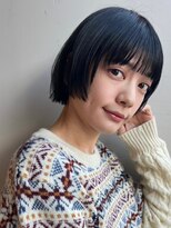 ソレル 用賀(sorel) おしゃれ度高まるネイビーカラーのコンパクトボブ