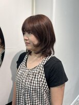 アオ(AO。)&nbsp;ハッシュカット×ボルドーカラー！