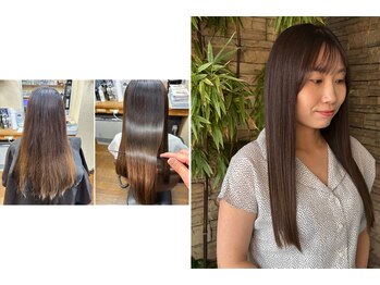 シンラヘアー(SINRAhair)の写真/パヤ毛どうする？癖+パヤ毛まとまらない髪が…何が変わるんだろう？髪の状態を見極めてオーダーメイド施術