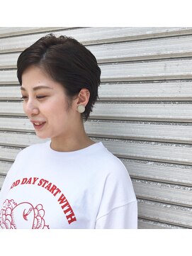 ビースティドレッシング(BEASTIE DRESSING) 【BEASTIE DRESSING】ジェンダーレスショート×ブルージュ