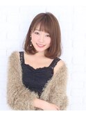 ふんわりワンカールボブ