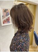 【Lond佐野】小顔ネオウルフ 大人かわいい外ハネボブ ローライト
