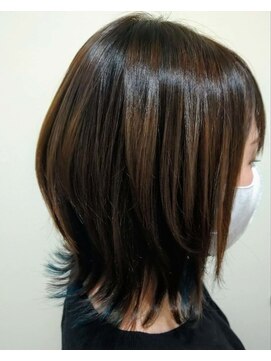 ビューティーマーケット アングゥ イオンモール名取(BEAUTY MARKET ungu) ブルーインナーカラー