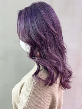 アイティー バイ アルバム 中野店(IT by ALBUM) ブルーラベンダー_ピンクベージュクールショート_ba308443