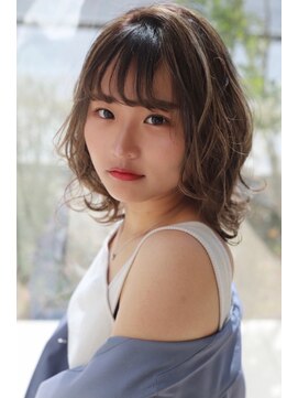 アルモ ヘア フア 東静岡(ALMO hair HUA) 【ALMO】外国人風ハイライトカラー