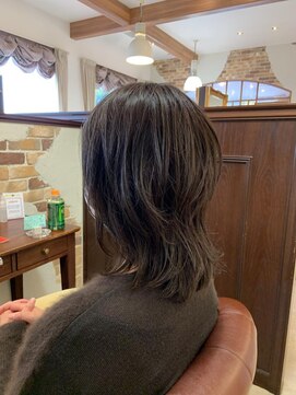 アドラーブル 女池店(adorable) 【ウルフウェーブ】【【レイヤーボブ】【20代30代40代】